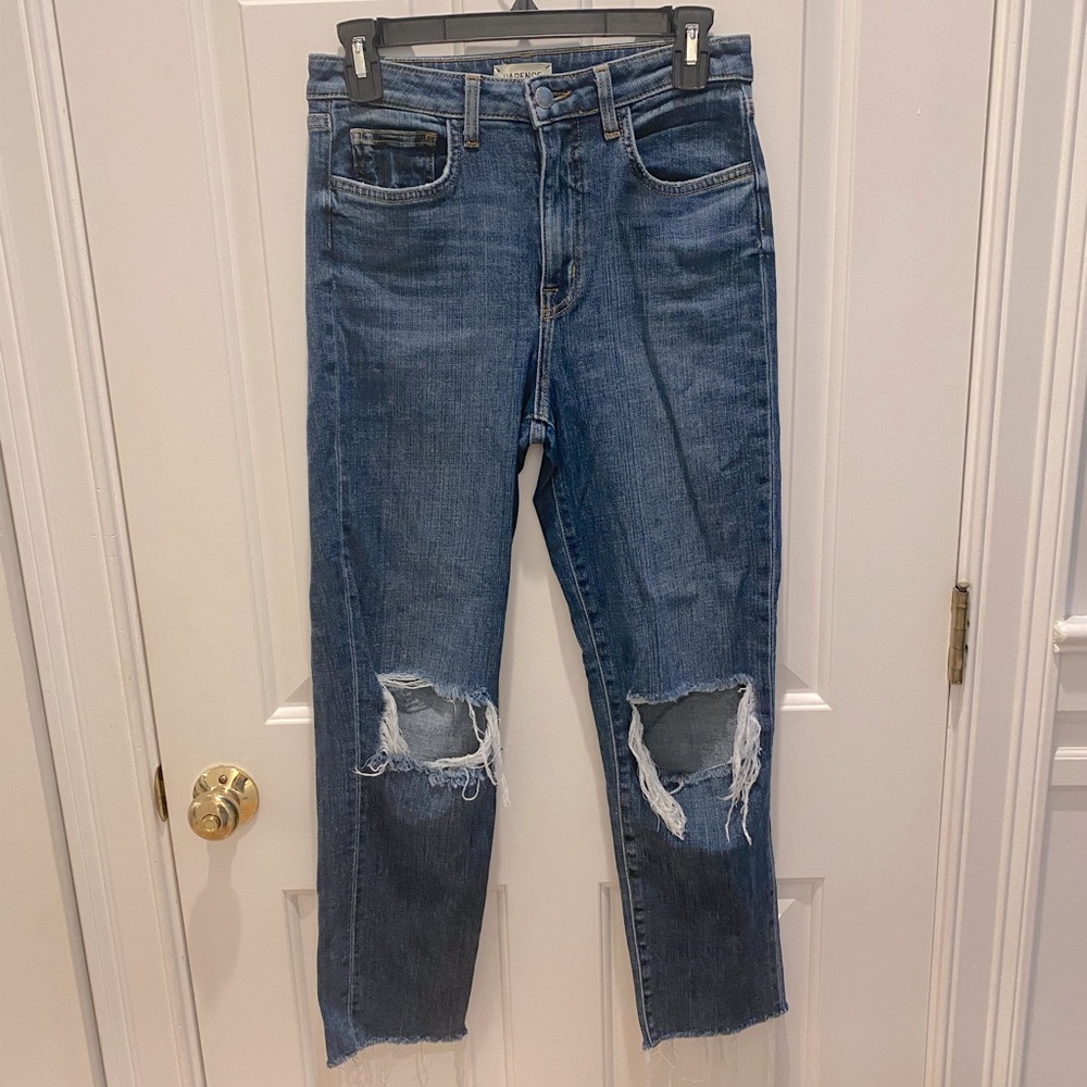 L’Agence Audrina Straight High Rise Jean Sz 27